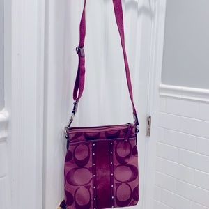 Coach cross body bag